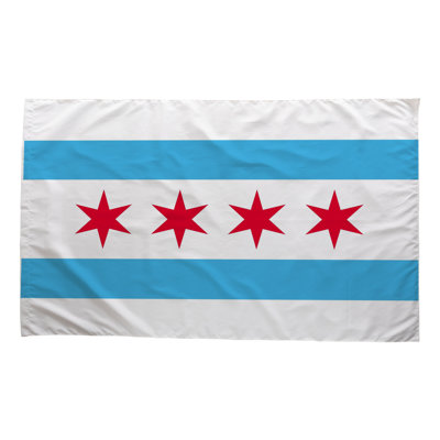 Drapeau de Chicago - drapeau extérieur