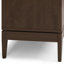 Buffet Harper en bois massif brun noyer