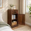 Armoire de bar modulaire avec rangement en bois de noyer pour salle à manger