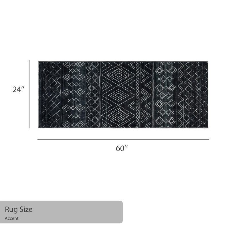 Jean Pierre New York Janae Machine Washable Dream Mink Printed Chenille Rugs, Runner 2' x 5'