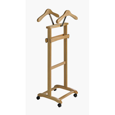 Solid Wood Freestanding Valet Stand