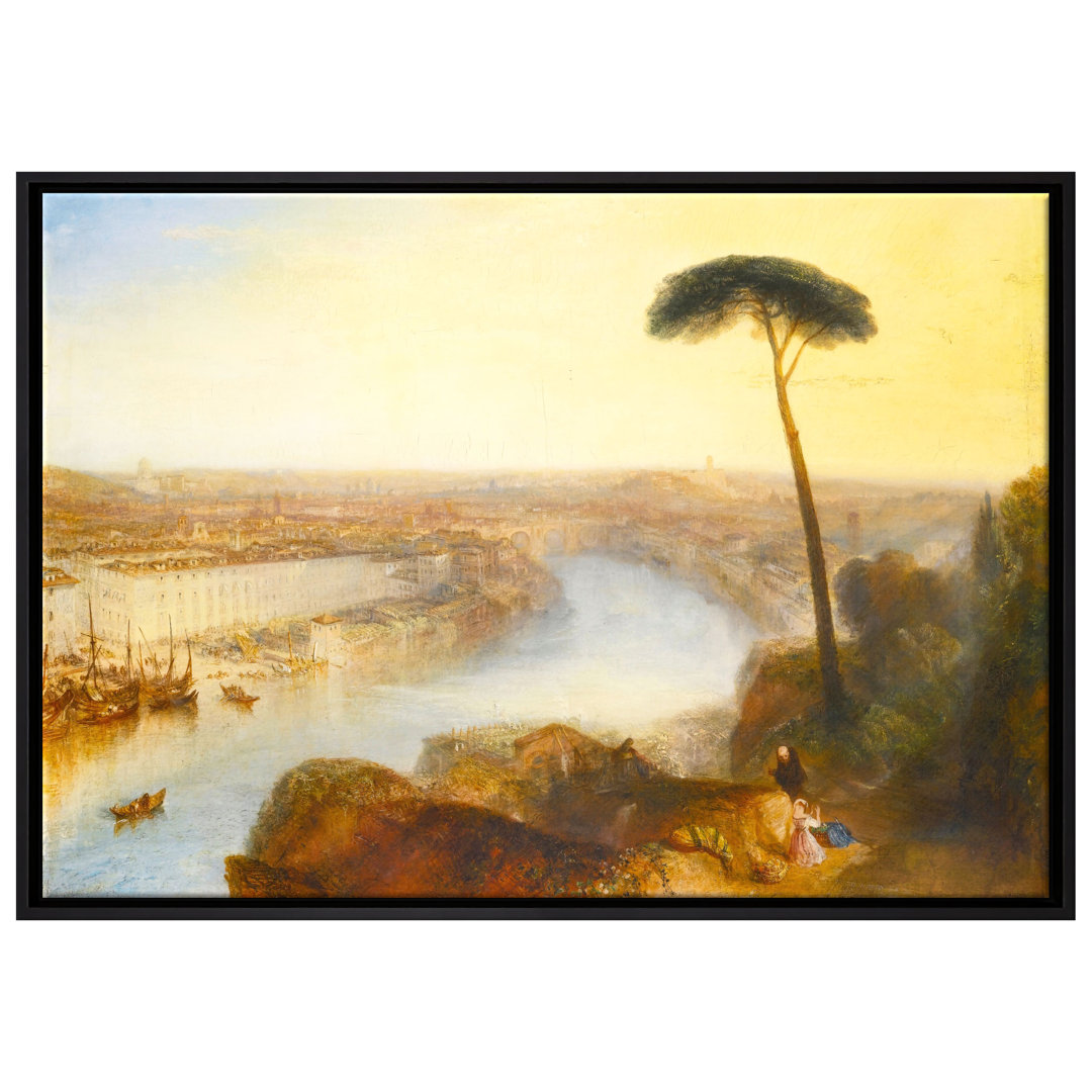 Gerahmtes Leinwandbild Rome from Mount Aventine von William Turner