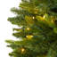 Sapin de Noël vert artificiel avec lumières blanches claires-327002890