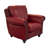 Stephie 46" Genuine Leather Rolled Arm Club Chair-20120187