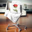 Rose rouge dessiné à la main - coussin imprimé floral-30743694-30743690