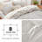 Essential Bedsure Shabby Chic Striped Tufted Duvet Cover-110508901-110508897