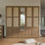 5 Door Manufactured Wood Wardrobe