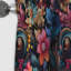 Motif cachemire à motif floral - Rideau floral - Rideau occultant - 1 panneau-107547924