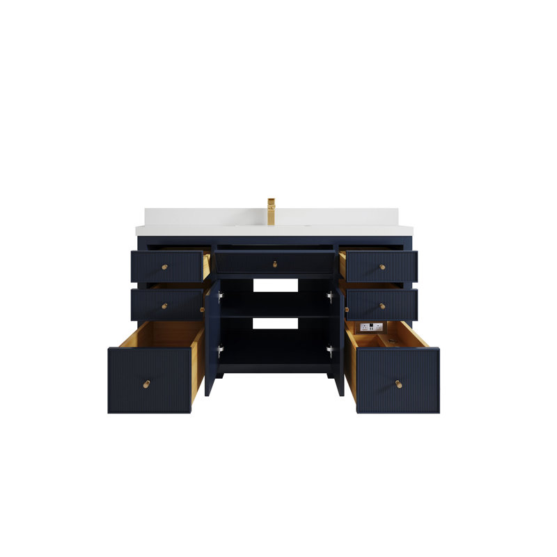 Meuble-lavabo double 60 po