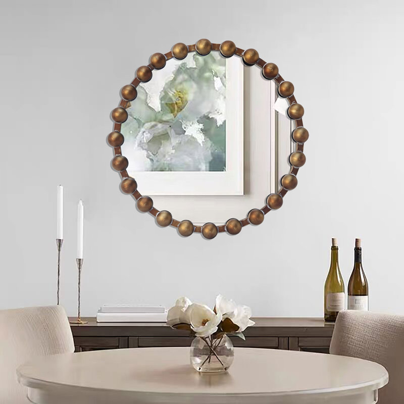 Calandria Metal Flat Wall Mirror