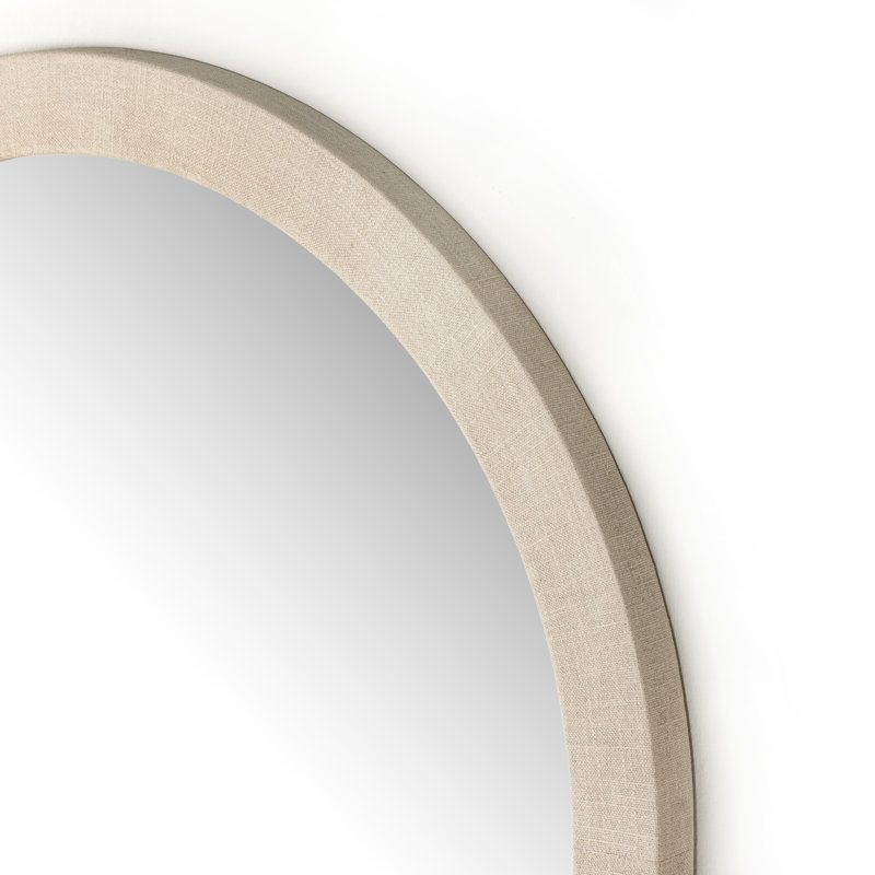 Cressida Arch Linen Mirror