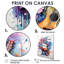 Fleur, guitare, chansons, aquarelle, musique, art mural, salon-1950020284-1950020277