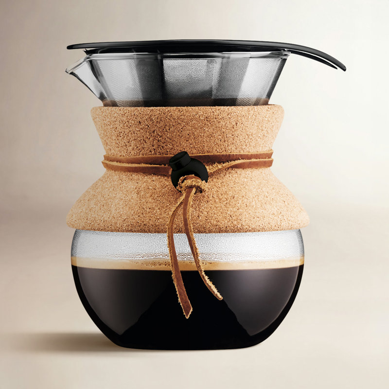 Bodum Pour Over Coffee Maker, 2 Cup, Brown
