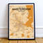 Amsterdam City Map - No Frame Print-396963316