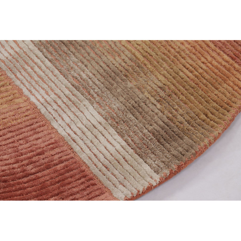 Modern Handmade Silk Area Rug
