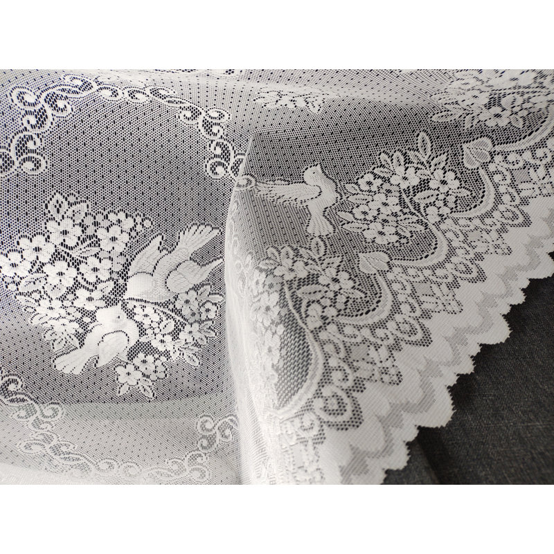 Lovebirds Lace Panel, 300.00cm Width x 206.00cm Height