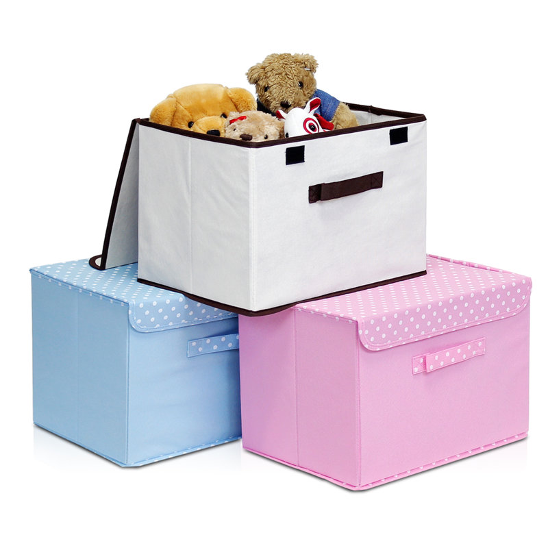 Boîte en tissu non tissé, Bleu