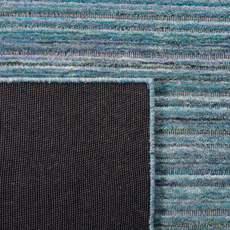 Jennaliz Hand Woven Performance Striped Rug, Rectangle 8' x 10'