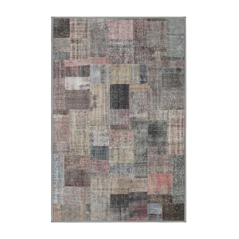 Patchwork Indoor Rug, Rectangle 8' x 12'