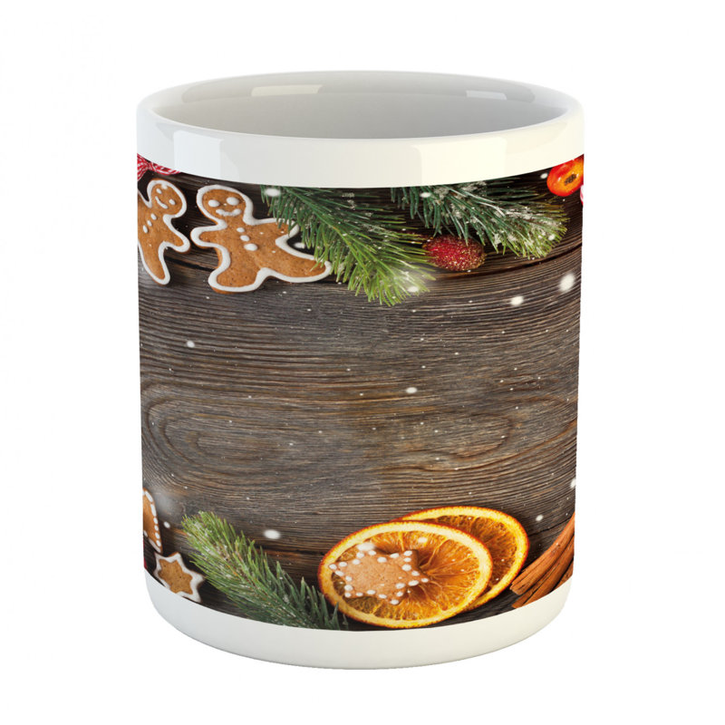 Grande tasse à café pain d’épice man
