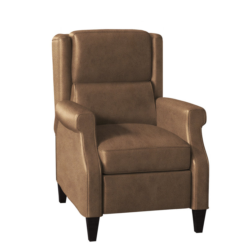 Gallaway Recliner, Aline Fumo Genuine Leather, Plantation, Power