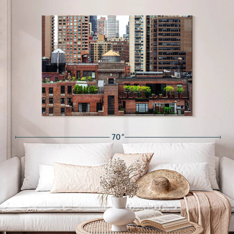 Lilie NYC Rooftop Garden, H 34 po x l 51 po