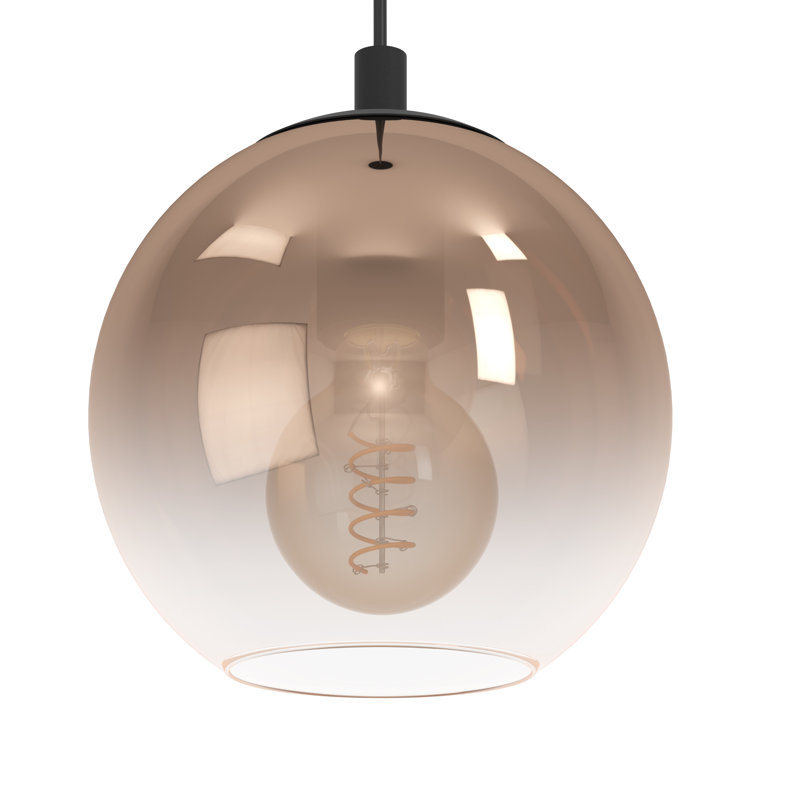 Ariscani 1 Ombre Effect Glass Single Pendant