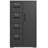 Metal Vertical Filing Cabinet with Lock – 4 Drawer & 1 Door Steel Storage Locker for Office, School, Bedroom, or Living Room-2068590372