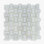 Asian Statuary & Thassos 12" x 12" Marble Basketweave Mosaic Wall & Floor Tile