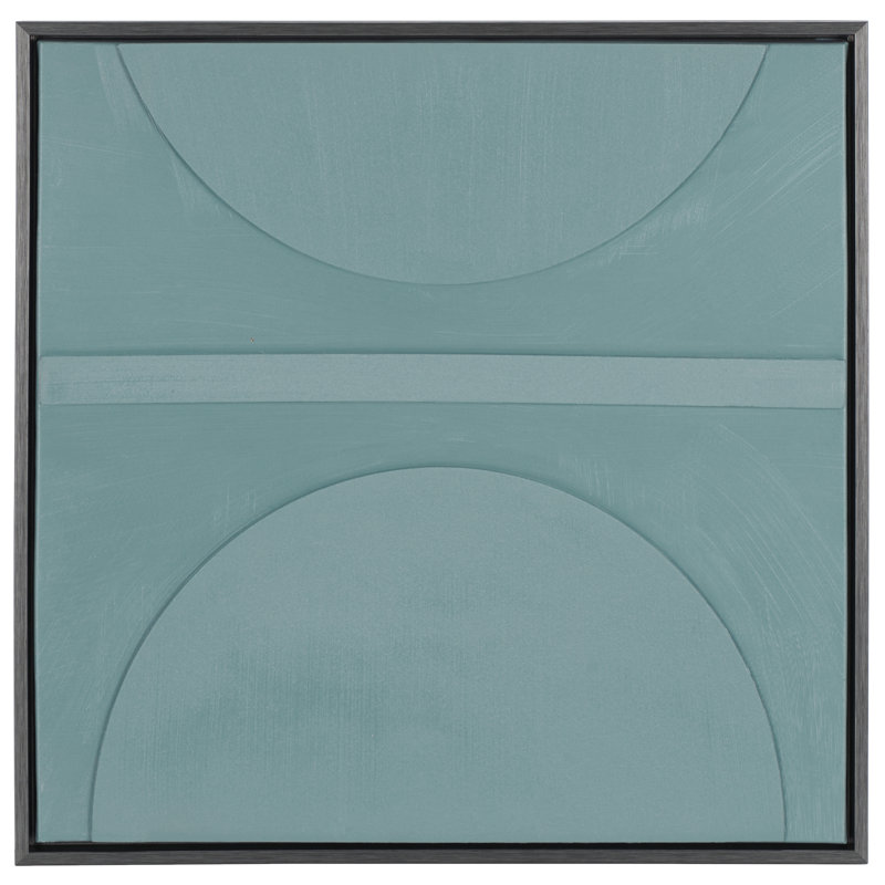 Around The Block Framed Canvas Wall Art