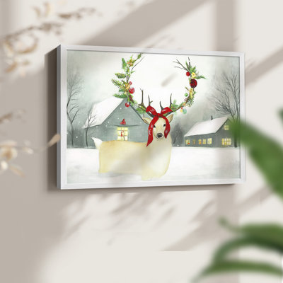 Chirstmas Art-CDXLVII - Reproduction encadrée - Restickable