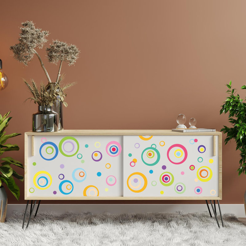 Abstract Non-Wall Damaging Wall Decal