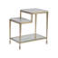 Signature Designs Sashay Gold Rectangular End Table