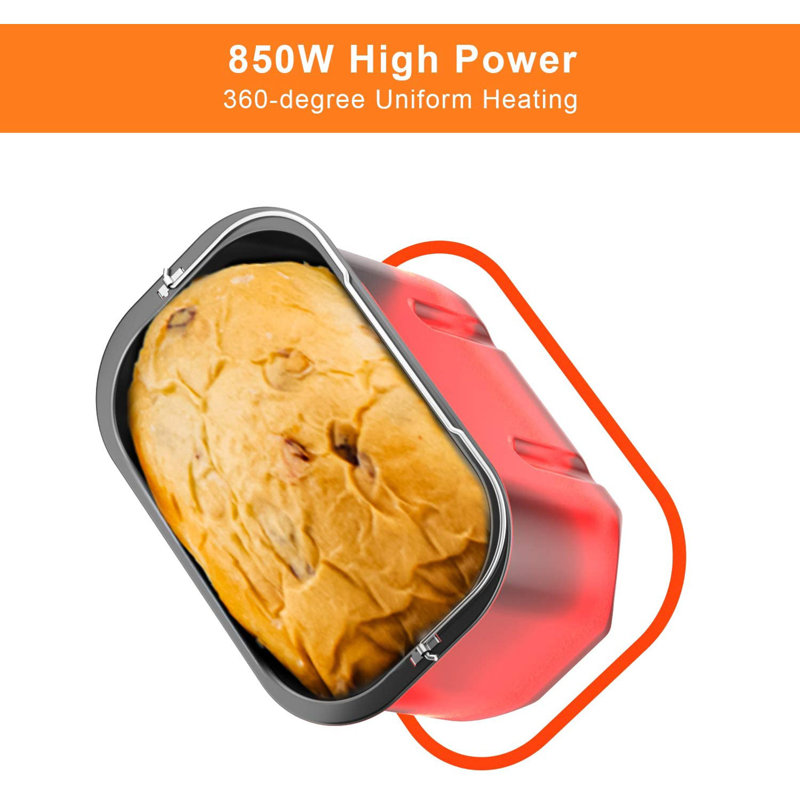MOOSOO 2.5 Lbs Bread Maker