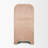 Shillington Reverse Fluted Light Brown Wood Curio Cabinet