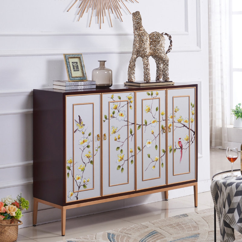 Armoire d'appoint légère et luxueuse