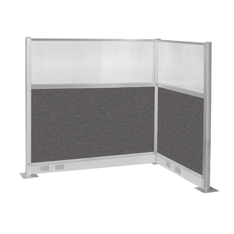 Armoire électrique pré-configurée, Gris anthracite / blanc