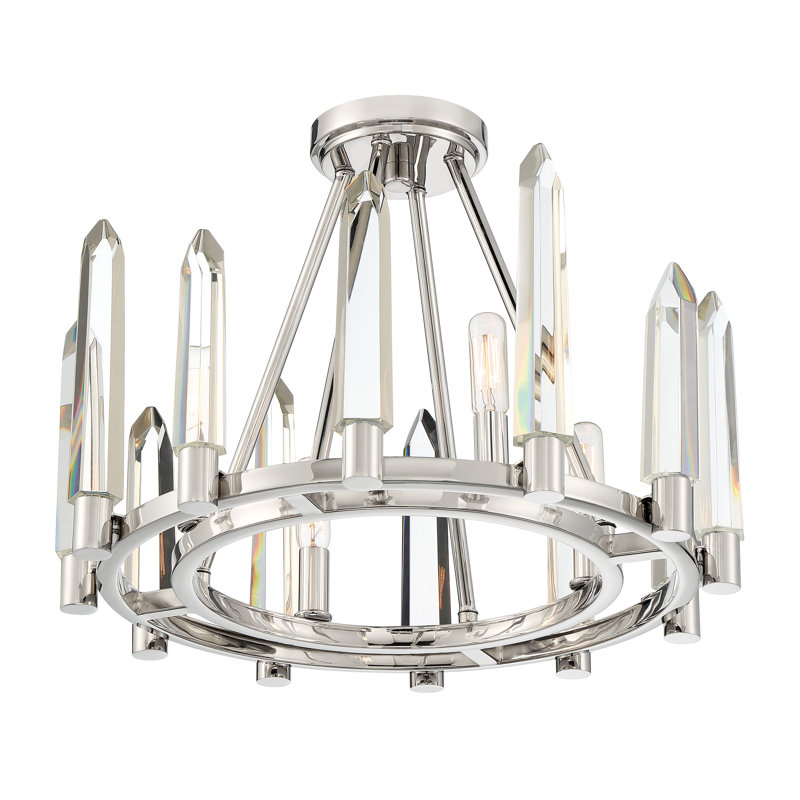 Charlinda 1 -Light 18.25" Semi Flush Mount