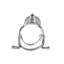 Western Frontier Pewter Cowboy Saddle Napkin Ring