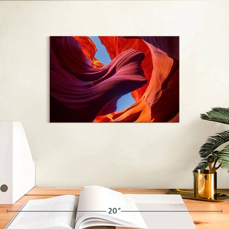 Courbe à Antelope Canyon, Arizona, H 8 po x l 12 po