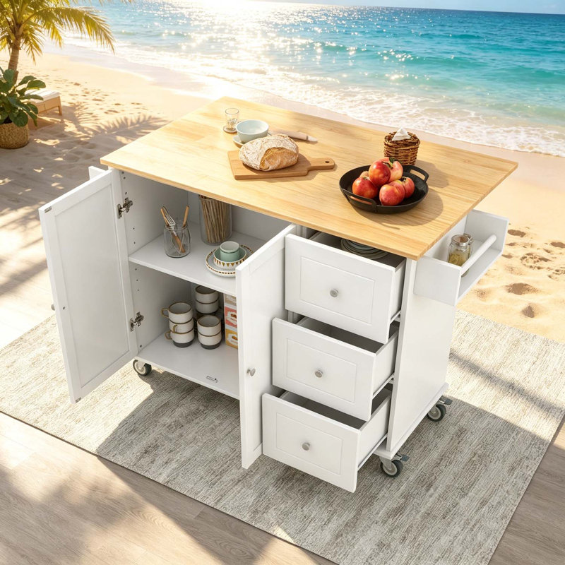 Îlot de cuisine, Blanc