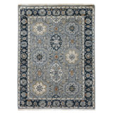 Antiquity Wool Oriental Area Rug in Gray