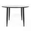 Parma Round Metal Base Dining Table