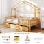 Cadre de lit double pour enfants avec tiroirs de rangement et garde-corps latéraux-914707559-914707579