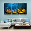 3 panneaux d'art encadrés, décoration murale pour Halloween-1617602571