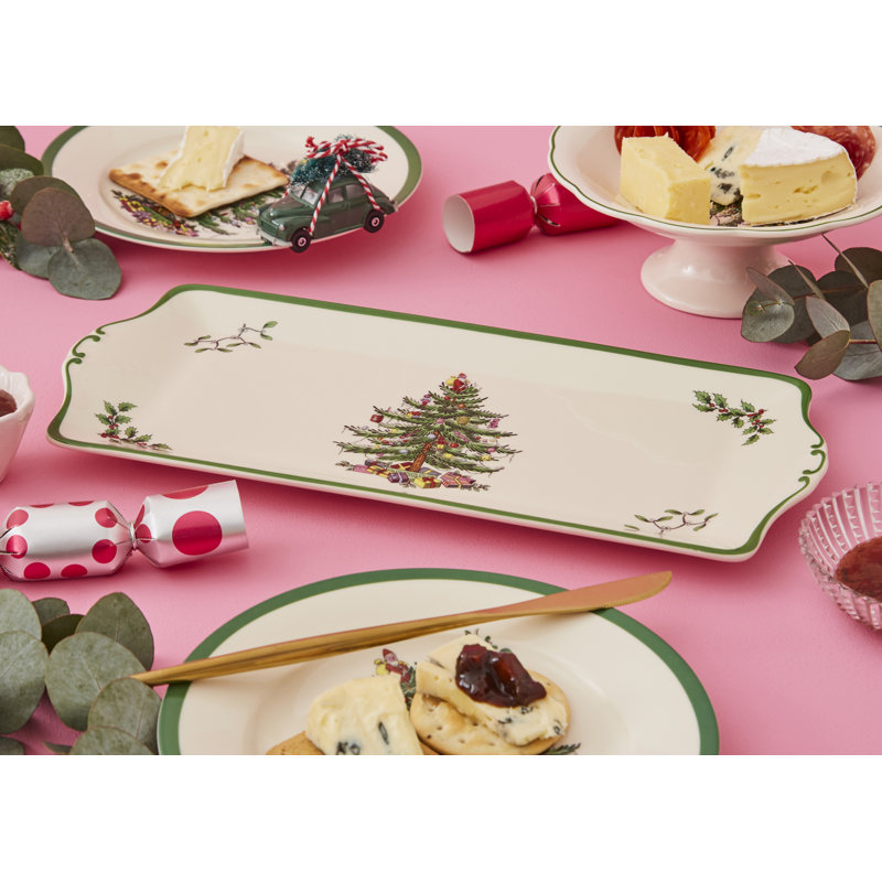 Spode, Christmas Tree - Sandwhich Tray