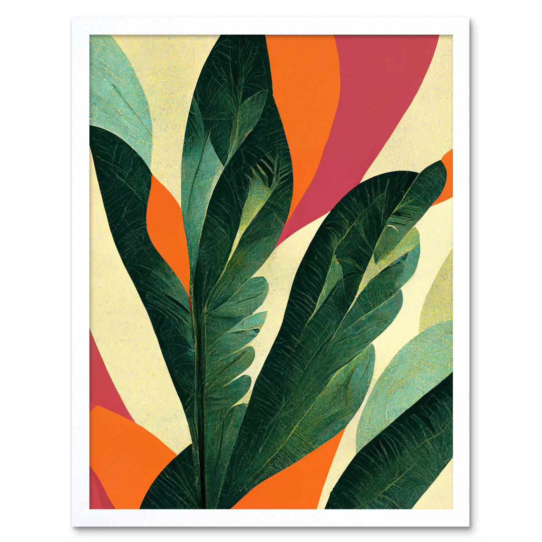 Exotic Tropical Leaves Botanical - Print