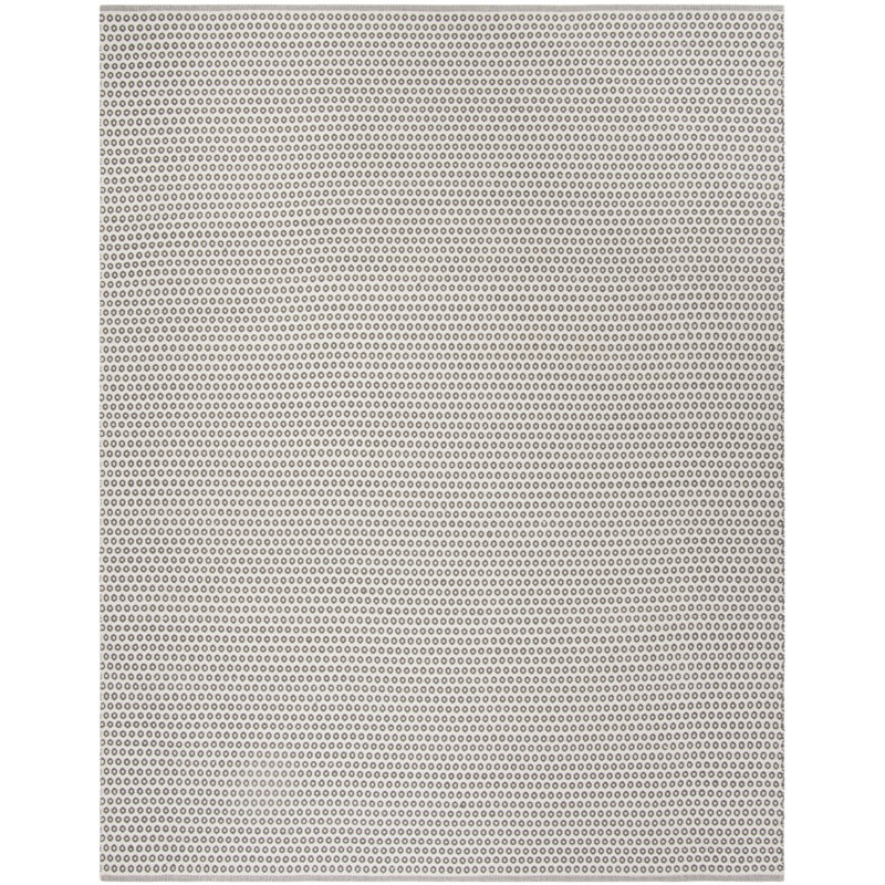 Church Street Hand Woven Cotton Geometric Rug, Rectangle 5' x 8'