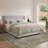 Oriental Machine Washable Sage/Gray Area Rug with Non-Slip Backing-816518834