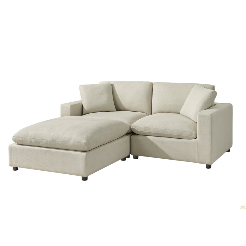 Ensemble de 3 pièces modulaires, Beige